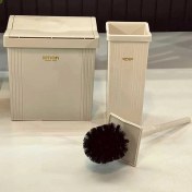 2-Pcs Dustbin with Brush (1822) by Limon