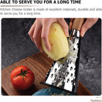 Stainless Steel 3-Sided Grater with Wooden Handle (2118) by Limon