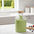 1.35 Liter Glass Carafe with Wooden Lid (2271) by Limon