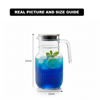 Ribbed 1.5 Liter Glass Pitcher (2375) by Limon