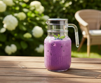 Ribbed 1.5 Liter Glass Pitcher (2375) by Limon