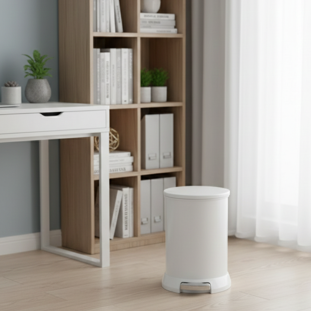 SleekRound Pedal Dustbin with Removable Inner by Limon Secondary image