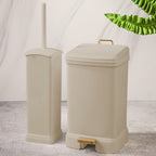 EdgeClean Rectangle Dustbin & Brush Set (1923) by Limon