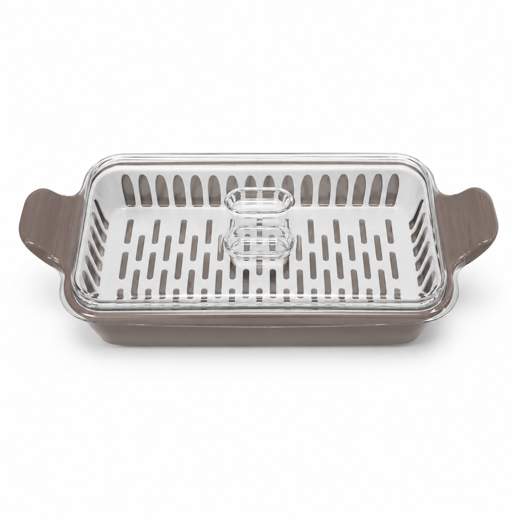 Cutlery Box with Lid and Drain (1035) by Limon