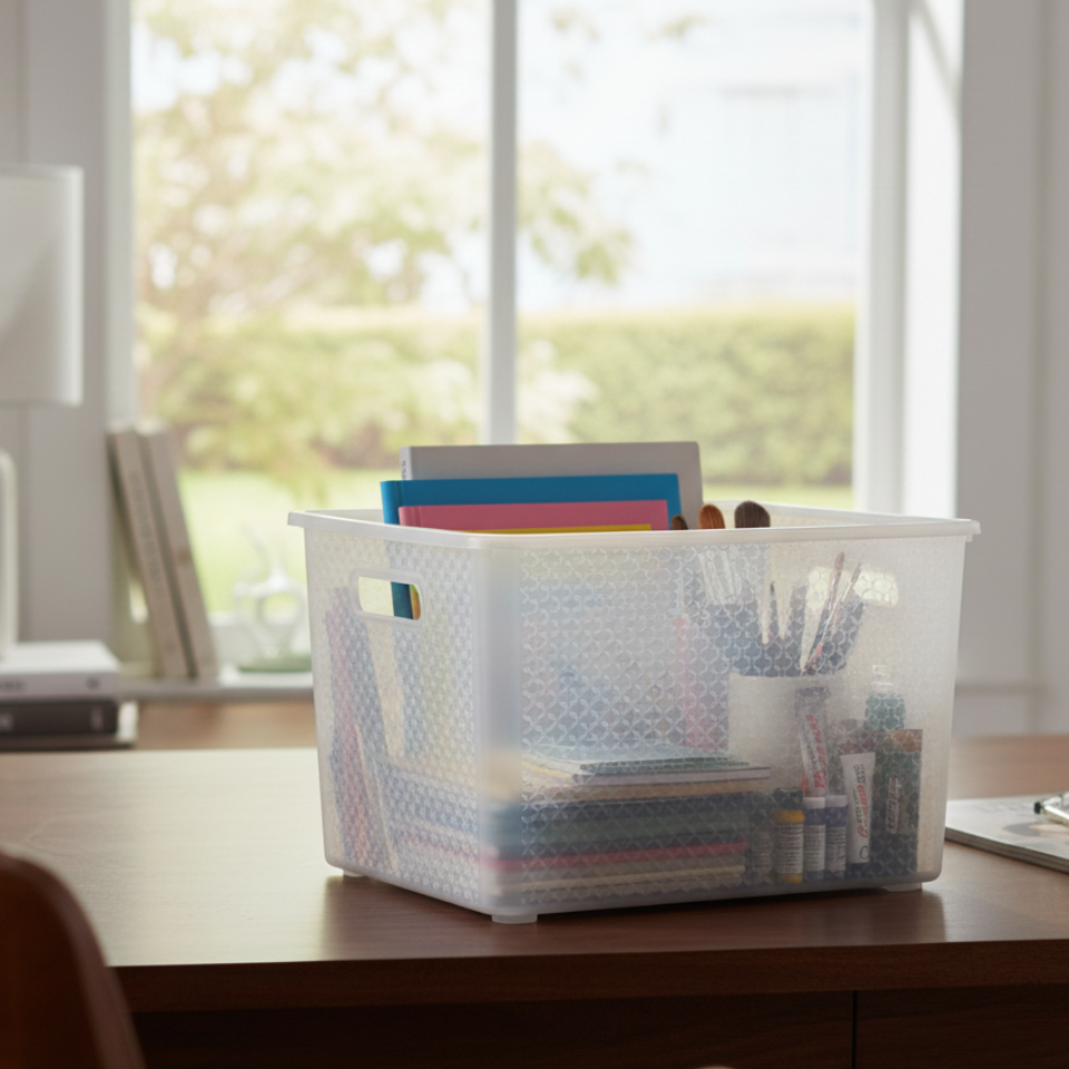 KnitCraft Large Organizer with Lid (2158) by Limon Main image