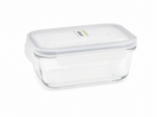 400ml Premium Rectangle Glass Container (1804) by Limon