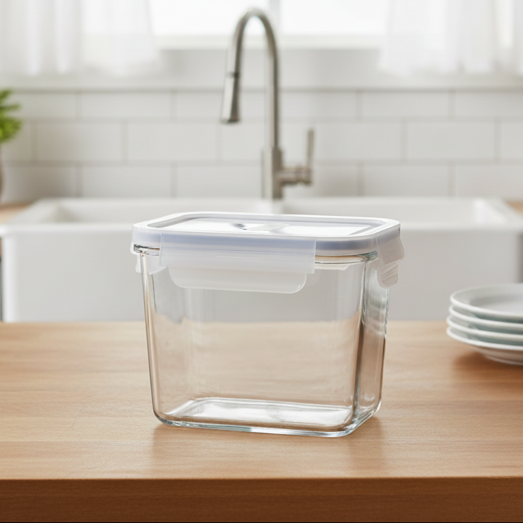920ml Glass Container with Airtight Lid (2153) by Limon Secondary image