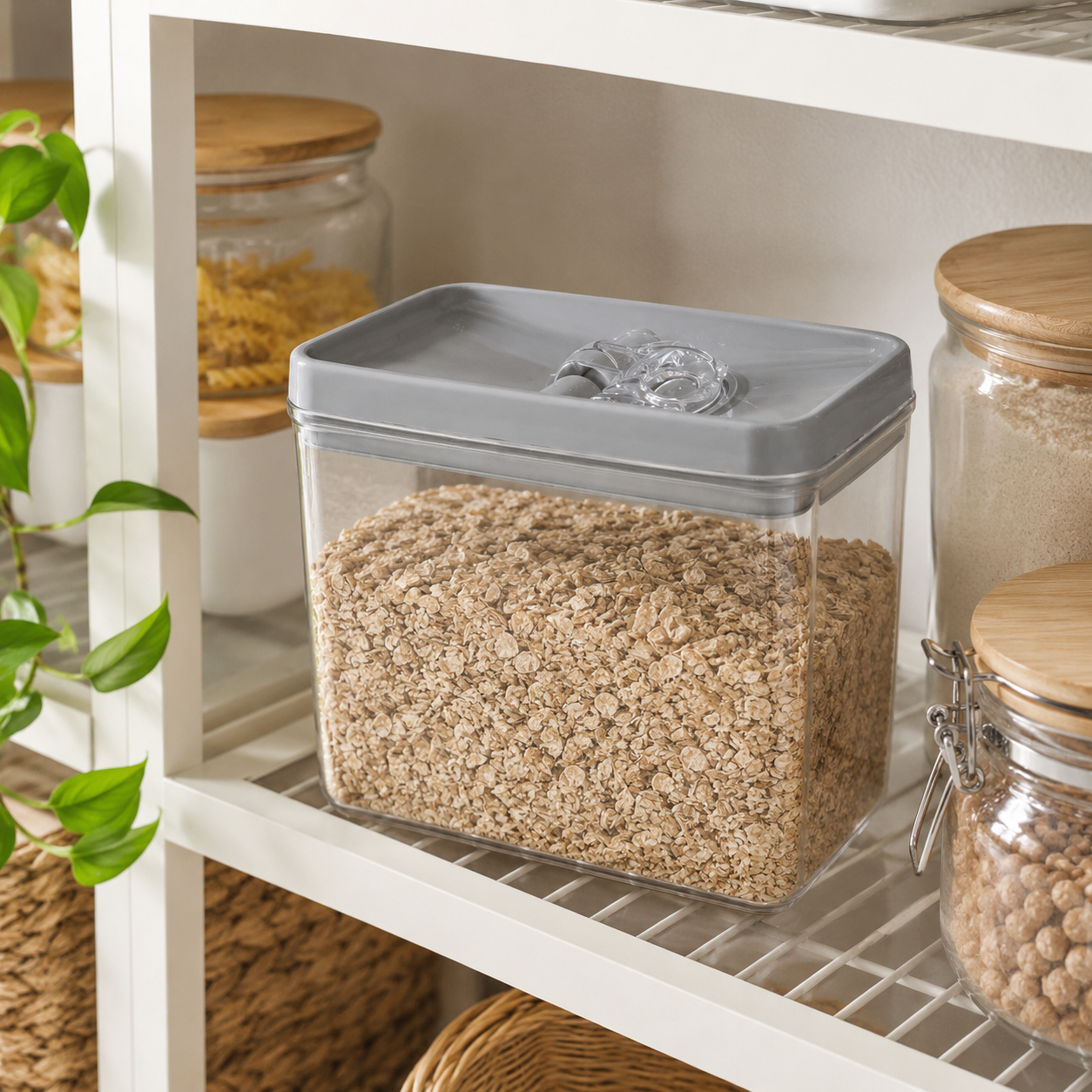 Multi-Use Rectangular Airtight Jar by Limon Main image