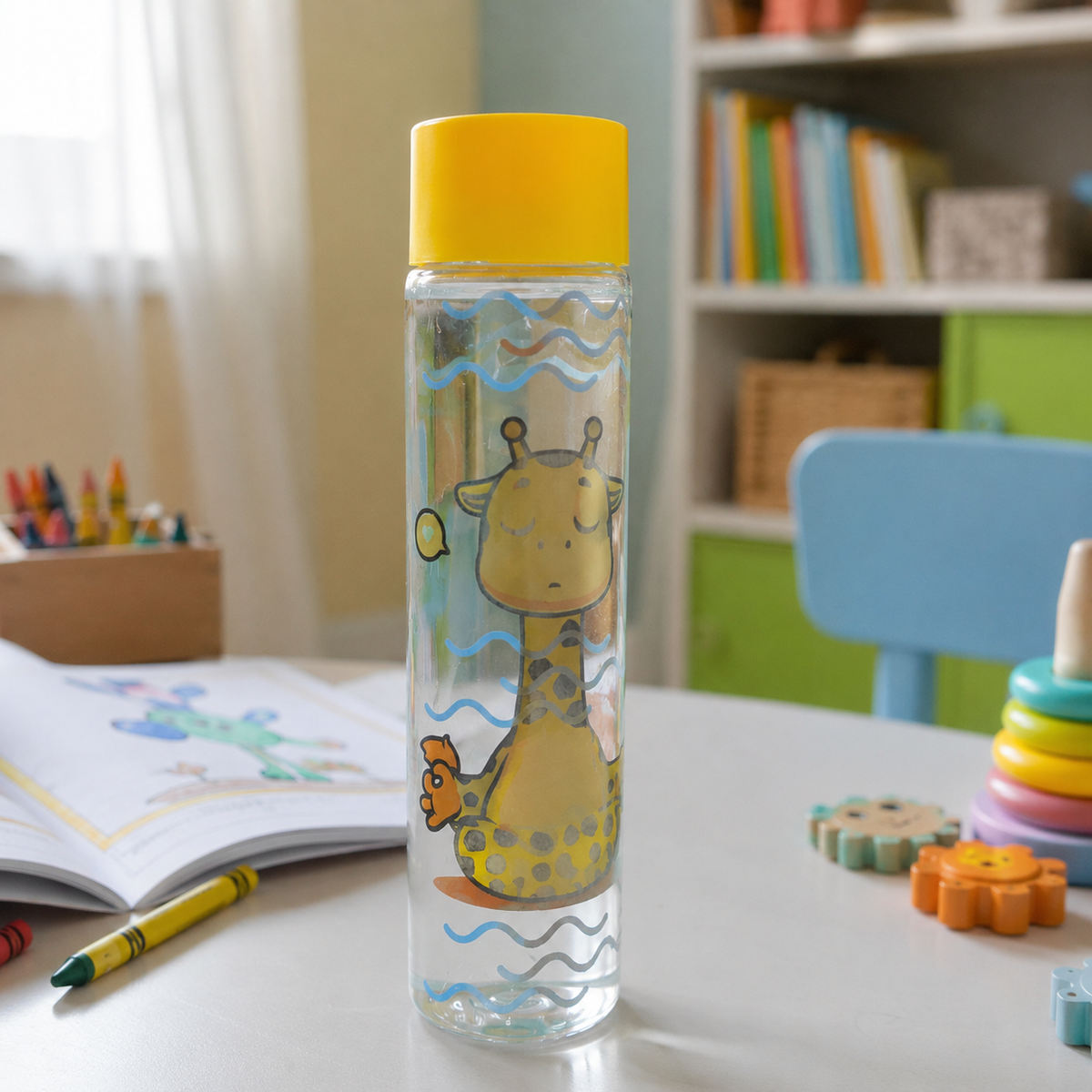 Printed Large Glass Bottle by Limon