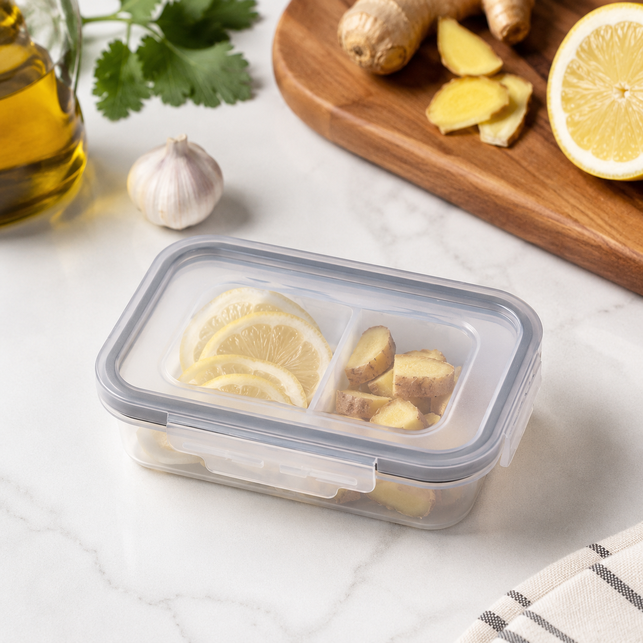 Multi-Compartment Airtight Food Container by Limon Secondary image