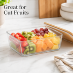 Robust Glass Container with Wooden Lid (2192) By Limon