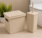 2-Pcs Dustbin with Brush (1822) by Limon