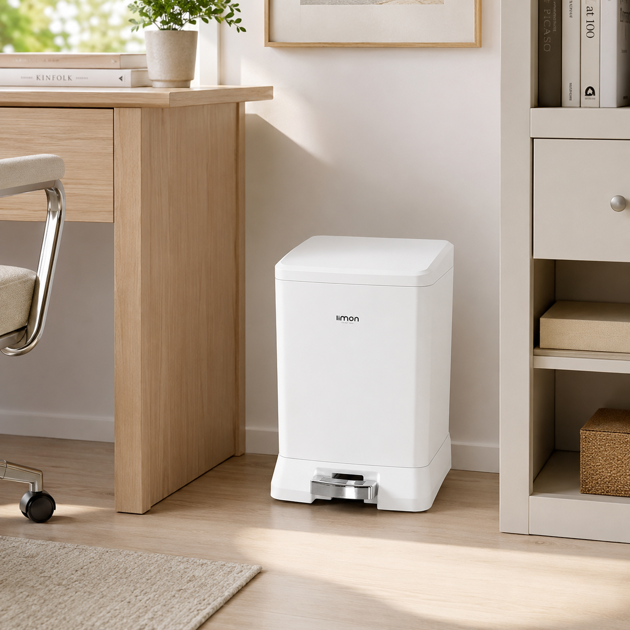 12L Pedal Dustbin with Removable Inner (1628) by Limon Main image