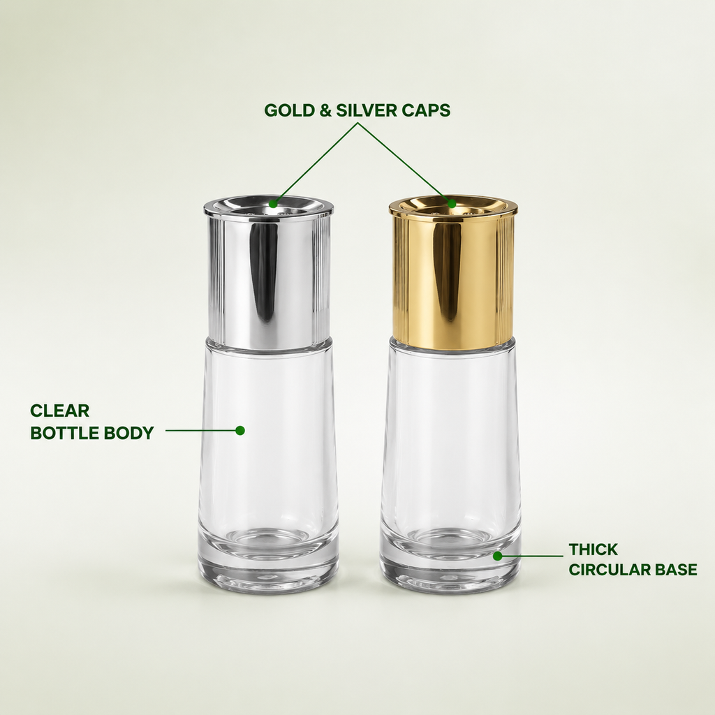 24-Piece Dual-Finish Salt Shaker Set (1516) by Limon