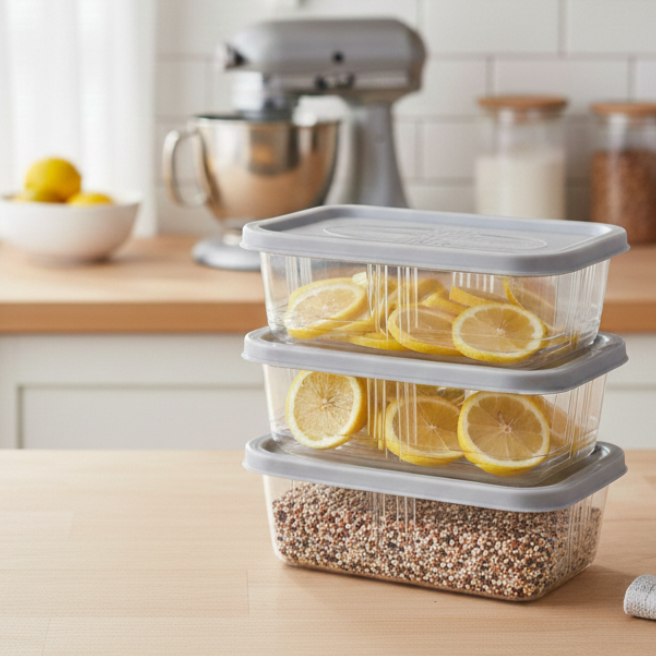 FrostVault 3-Pcs Freezer Storage Boxes by Limon