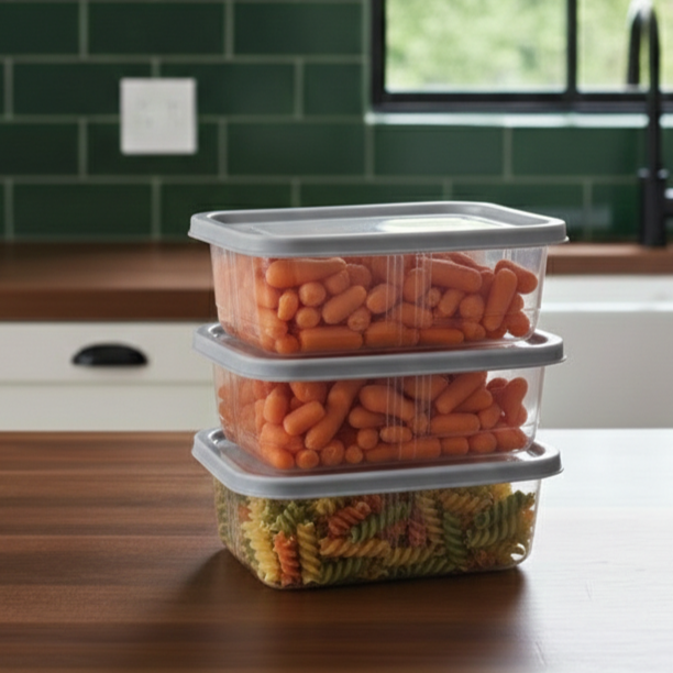 FrostVault 3-Pcs Freezer Storage Boxes by Limon