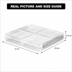 4 Section Freezer Box with Lid (22835) by Limon