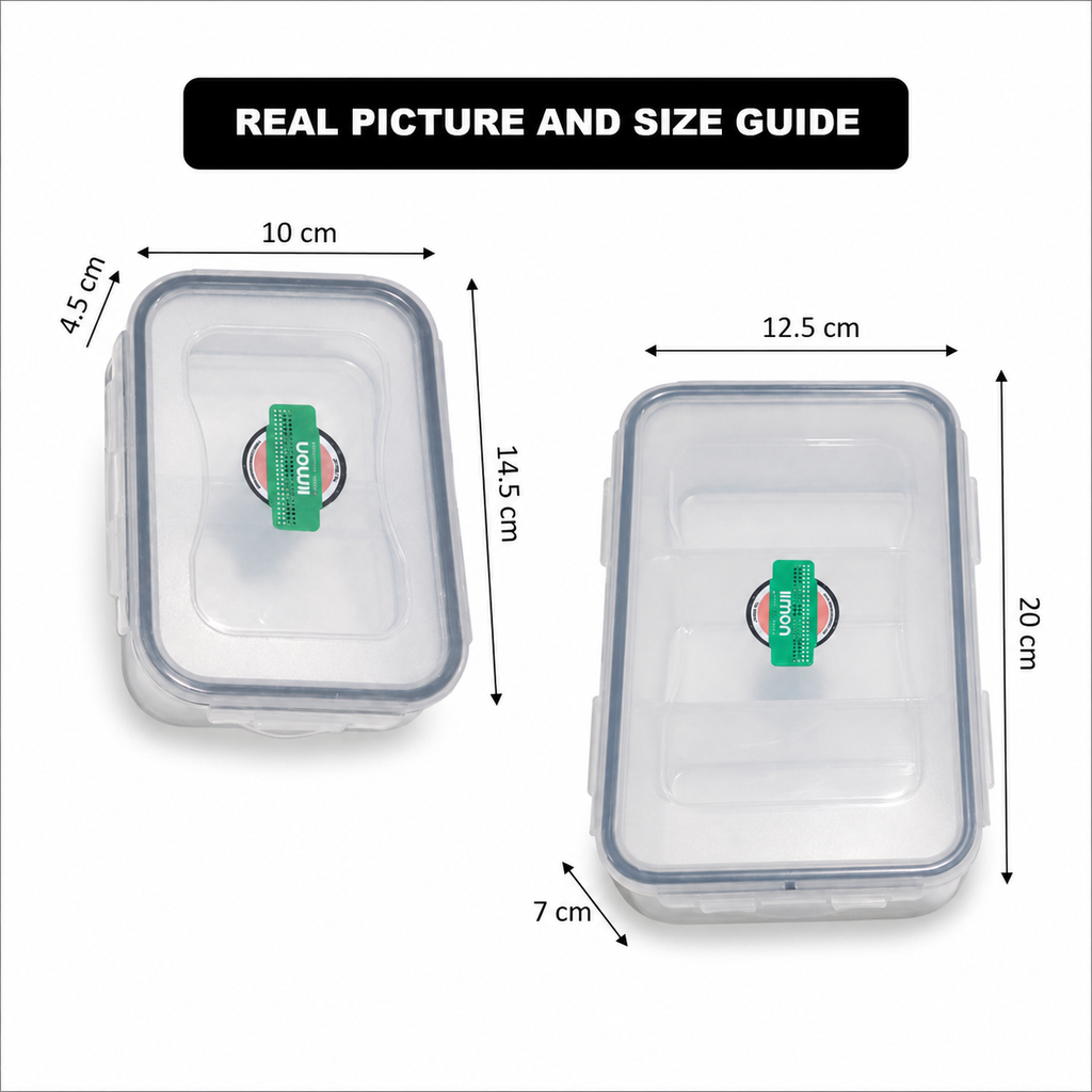 Multi-Compartment Airtight Food Container by Limon