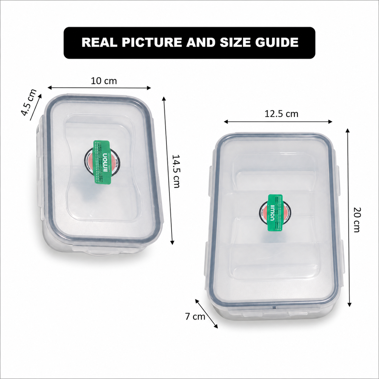 Multi-Compartment Airtight Food Container by Limon