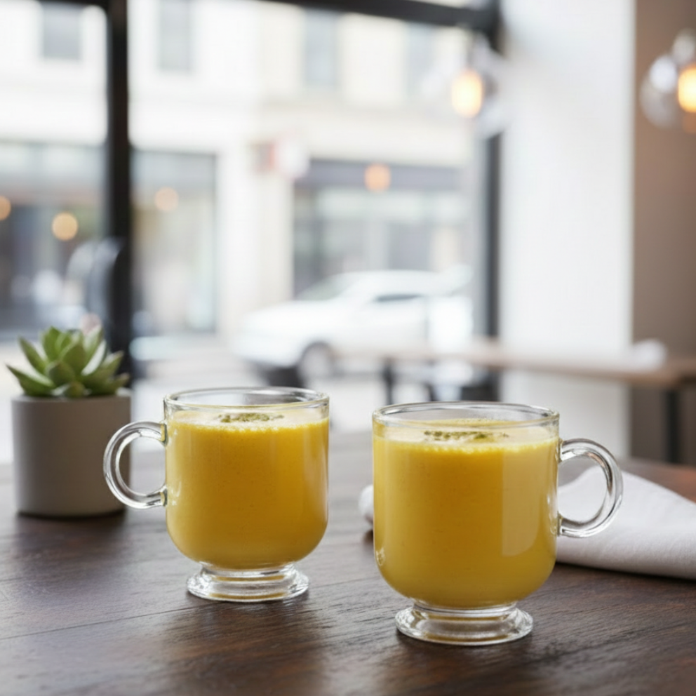 BaristaPrime 6‑Pcs Glass Tea Cup Set (2484) by Limon
