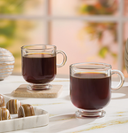 BaristaPrime 6‑Pcs Glass Tea Cup Set (2484) by Limon