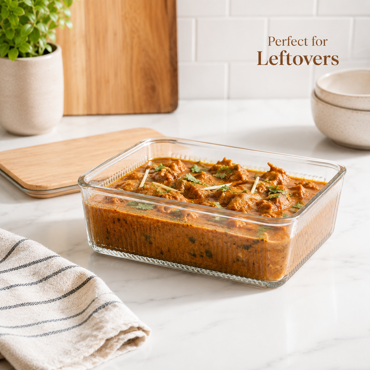 Robust Glass Container with Wooden Lid (2192) By Limon Main image