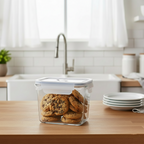 Printed Glass Container with Airtight Lid (2227) by Limon