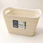 Handled Bamboo-Style Laundry Basket (1394) by Limon