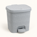 3L Bamboo-Pattern Foot Pedal Dustbin (2064) by Limon