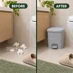 3L Bamboo-Pattern Foot Pedal Dustbin (2064) by Limon