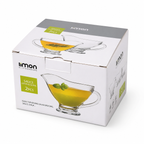 2-Pcs Sauce Dipping & Serving Glass Bowls (2356) by Limon