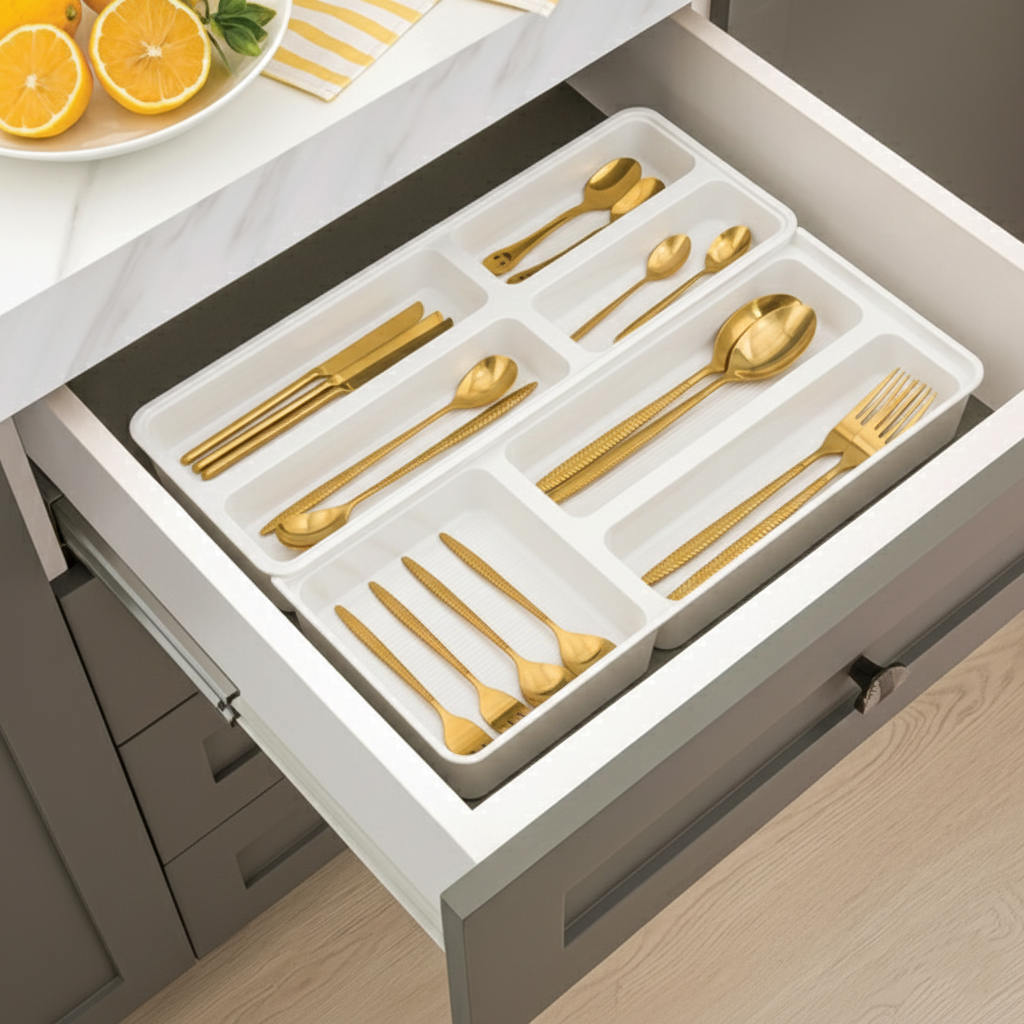 2 Layer Cutlery Holder (67035) by Limon