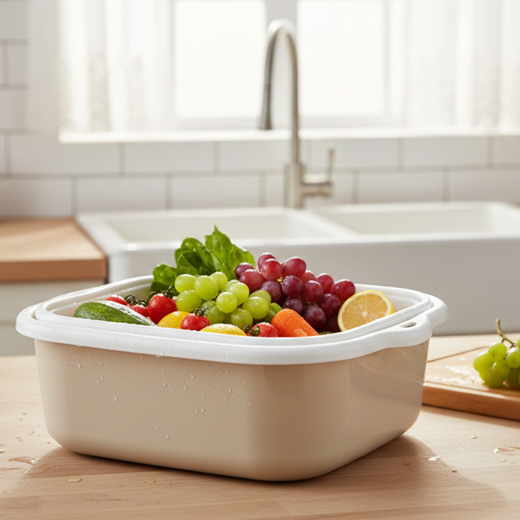 4-Pcs Multi-Use Colander & Bowl Set (026) by Limon