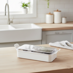 Cutlery Box with Lid and Drain (1035) by Limon