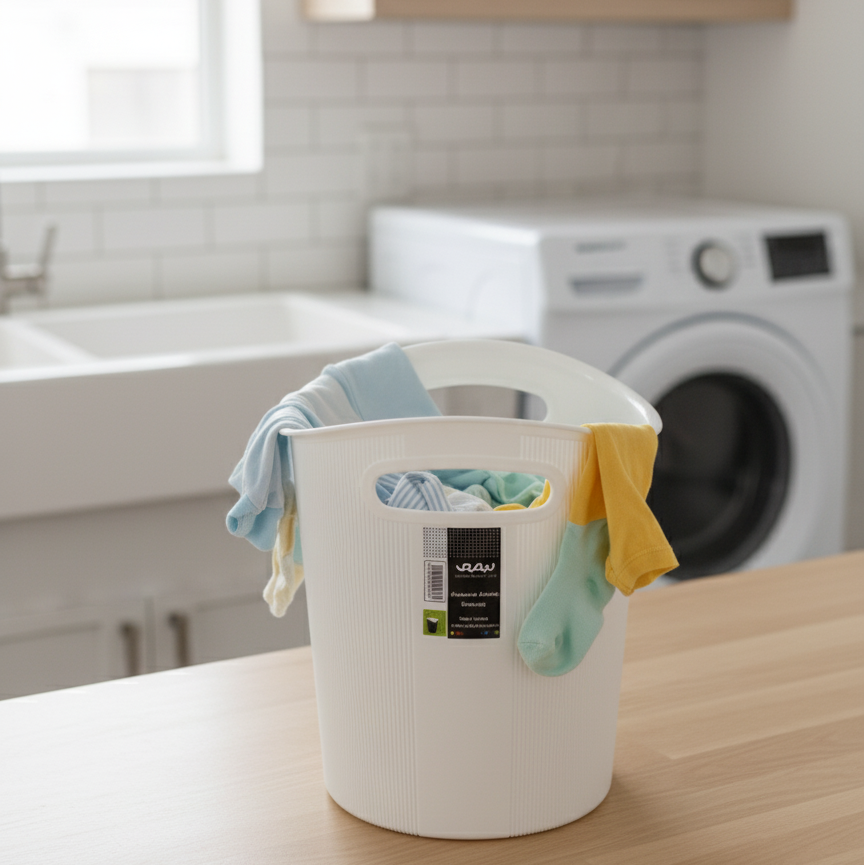 Fluted Waste Bin / Utility Basket by Limon