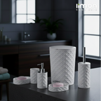 Floral Series 6-Piece Bathroom Set (1760) by Limon