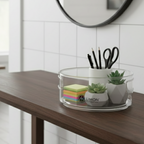 Multi-Use Acrylic Rotatable Tray with Handles (2149) by Limon