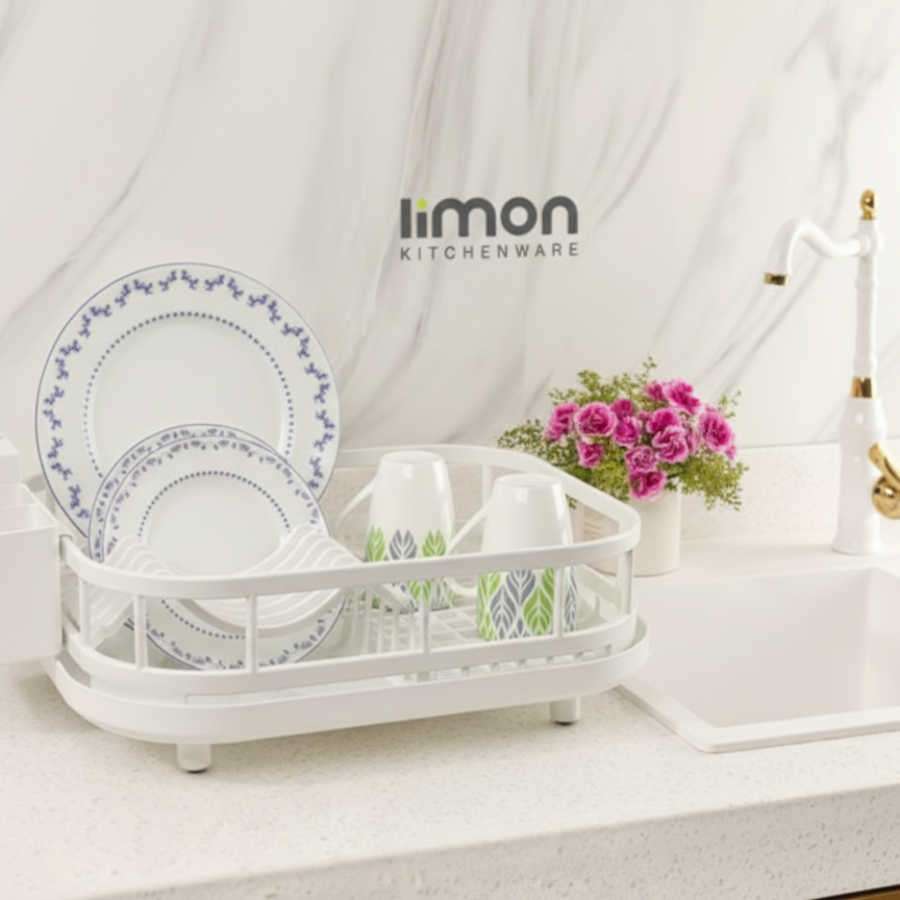 EliteDry Single-Tier Dish Organizer (2303) by Limon