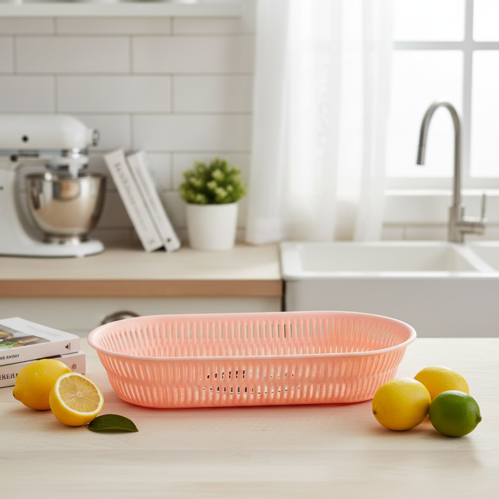Multipurpose Oval Bamboo Basket by Limon