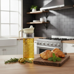 Rustic Design Glass Oil Bottle by Limon