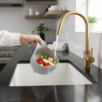 Pack of 3 Fruits and Vegetables Wash Bowl with Drainer (3035) by Limon