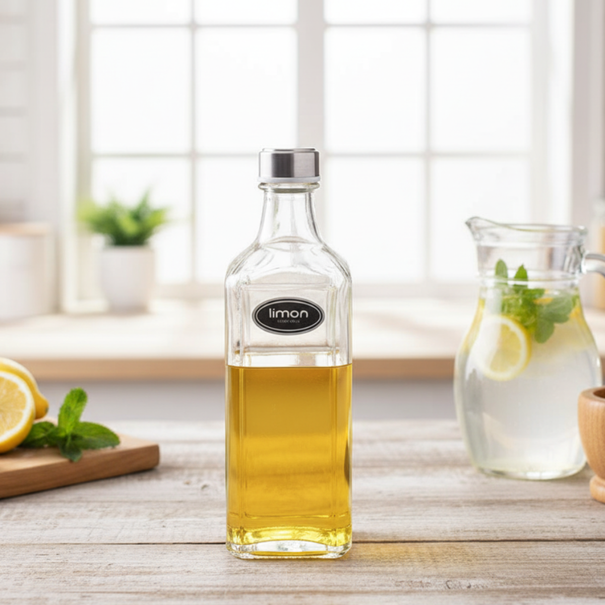 Aurora Glass Bottle 1000ml (70235) By Limon Secondary image