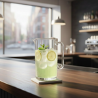 Premium Glass Jug with Handle 1L (2228) by Limon