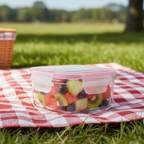 440ML Square Glass Container with Lid (2014) by Limon