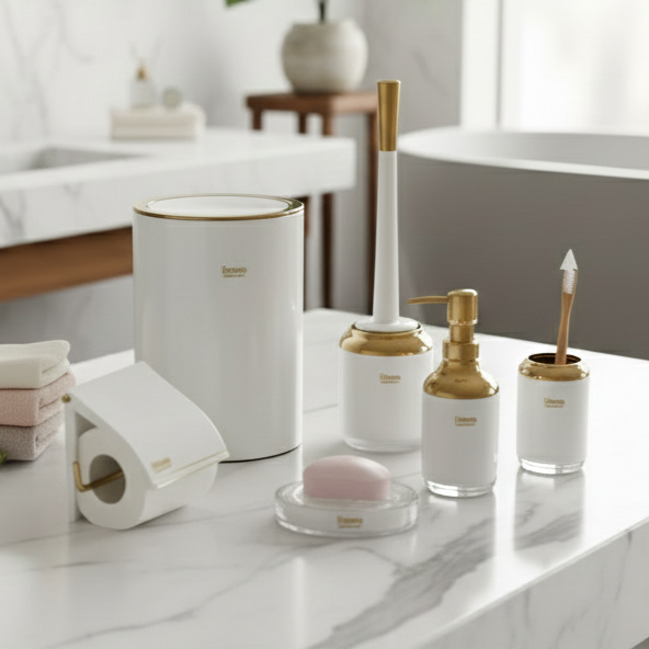 Elegant 6-Pieces Bathroom Set (1764) by Limon