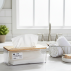 ClearView Wooden Lid Tissue Box (2372) by Limon