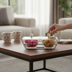 Signature Square Snack Serving Tray by Limon