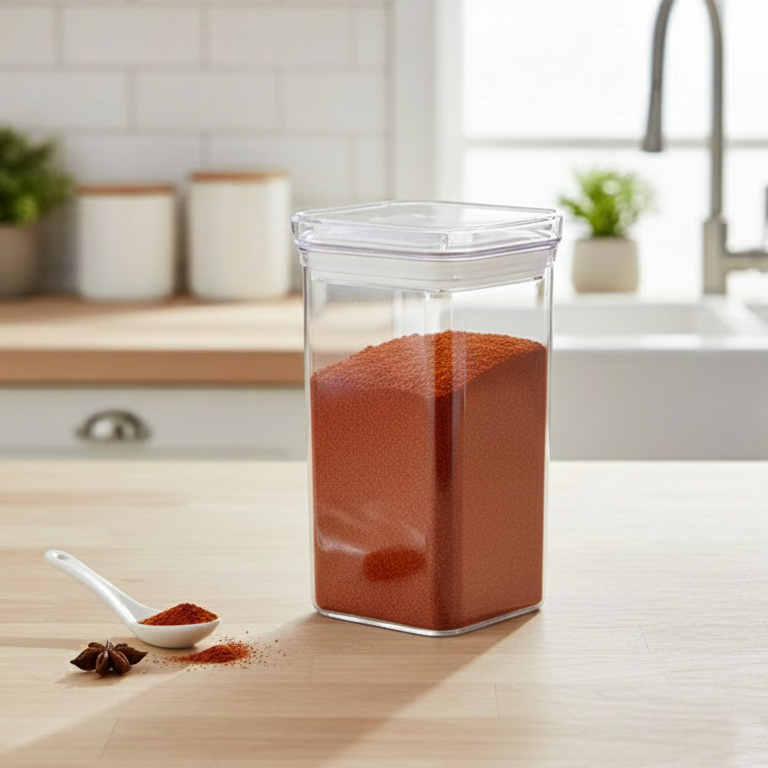 Airtight Clear Stackable Jar by Limon