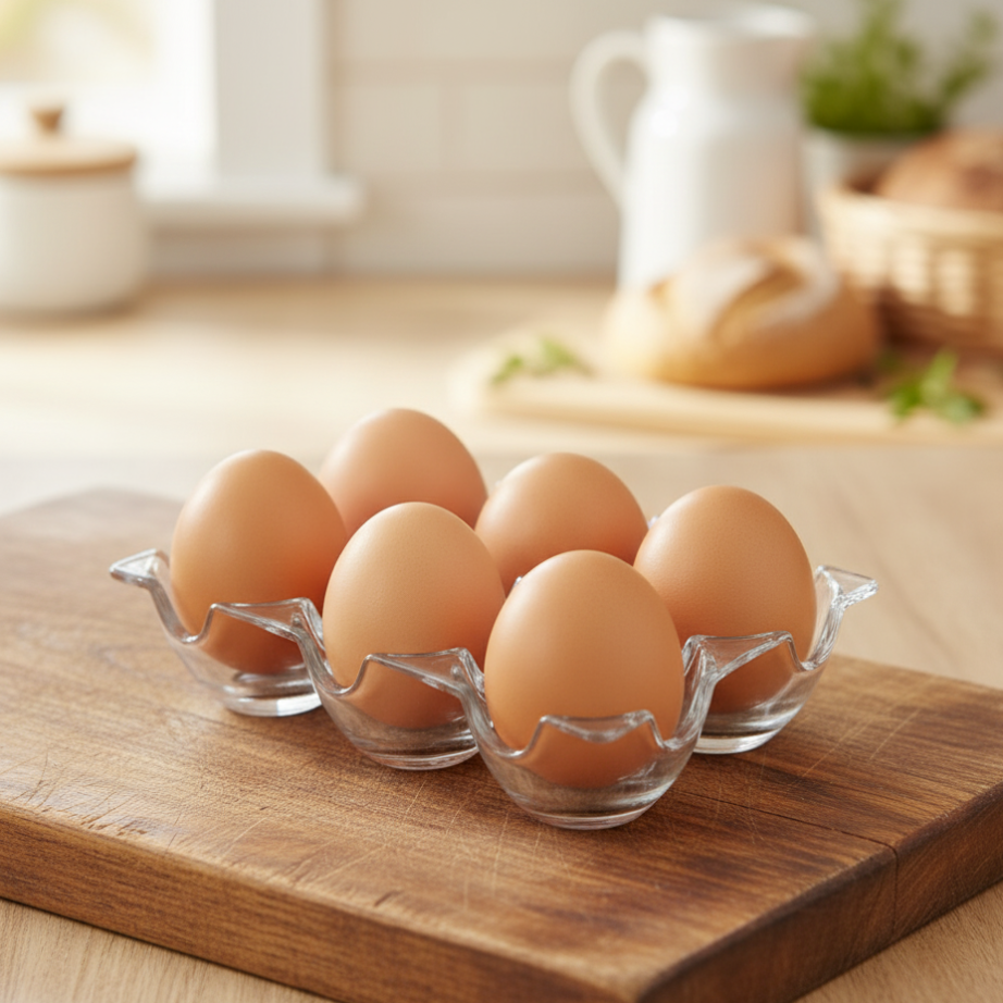 6-Grid Acrylic Eggs Storage (1832) by Limon