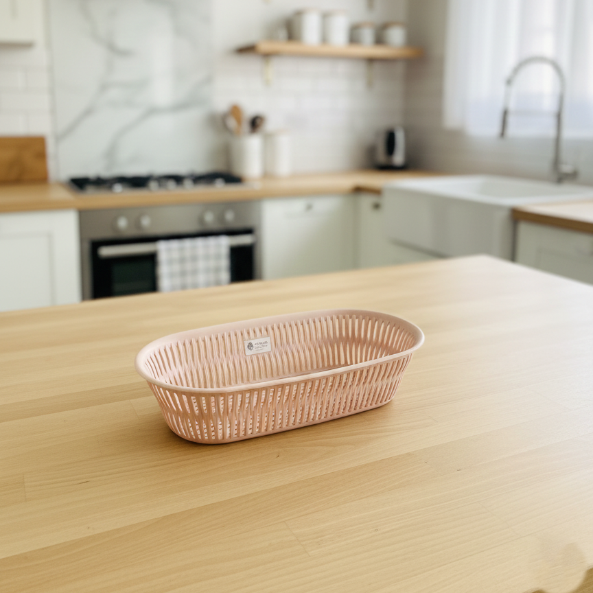 Multipurpose Oval Bamboo Basket by Limon